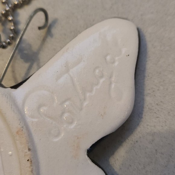 Handmade Pottery Butterfly Ornament - Picture 8 of 9